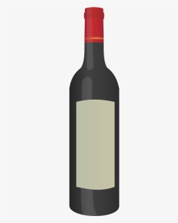 Wine Bottle Liquor Bottle Clipart Kid - Wine Bottle Clipart Free, HD Png Download, Free Download