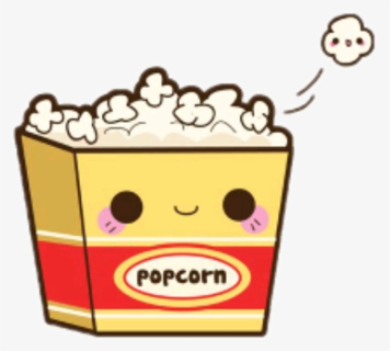 Kawaii Popcorn Png Clipart , Png Download - Cute Popcorn, Transparent Png, Free Download