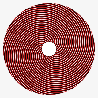 Spiral Red Circle Vector Image - Circle, HD Png Download, Free Download