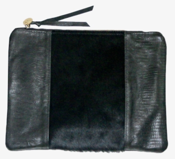 Raven Clutch Black Leather - Wallet, HD Png Download, Free Download