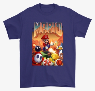 Transparent Shy Guy Png - Mario Doom Shirt, Png Download, Free Download