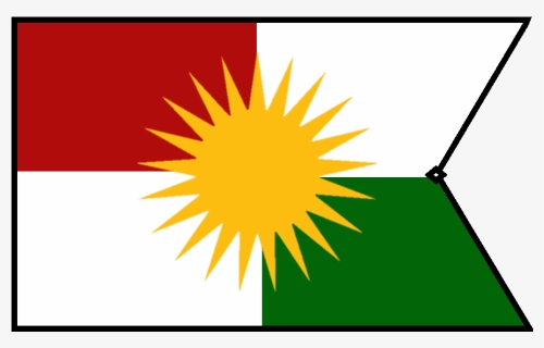 Ockurdish Flag Redesign As A Late Medieval-early Renaissance - Sun Kurdistan Flag, HD Png Download, Free Download