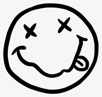 Nirvana, Music, And Transparent Image - Nirvana Smiley Face Png, Png Download, Free Download