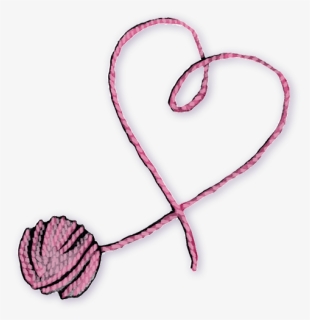 Events - Pink Yarn Heart Png, Transparent Png, Free Download