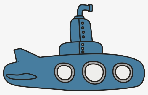 Submarine Clipart Simple - Submarine Clipart Transparent, HD Png Download, Free Download