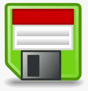 Icon Floppy Disc Green, HD Png Download, Free Download