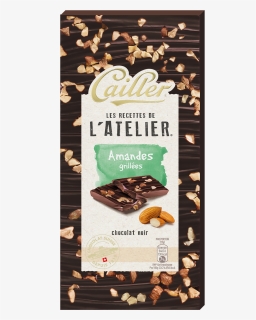 Les Recettes De L"atelier Dark Chocolate Tablet With - Cailler Caramel Salé, HD Png Download, Free Download