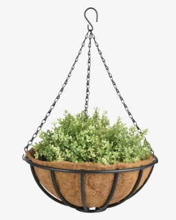 Metal Hanging Basket 14" - Esschertdesign Outdoor Metal Hanging Planter, HD Png Download, Free Download