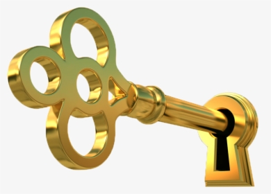 Golden Key Png Image Transparent - Transparent Background Key Gif, Png Download, Free Download