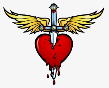 Transparent Heart With Wings Clipart - Bon Jovi Logo Png, Png Download, Free Download