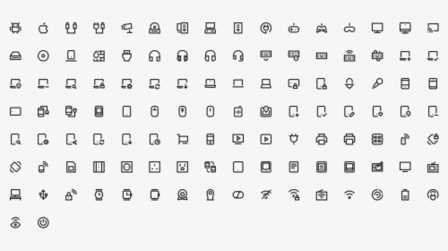 Technology Icons 24px - Jamaica Word Search, HD Png Download, Free Download