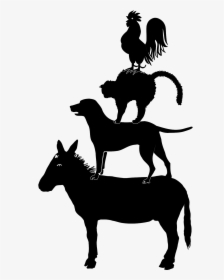 The Bremen Town Musicians - Bremen Town Musicians Vector, HD Png Download, Free Download