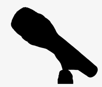 Microphone Silhouette Black Free Picture - Microphone Clipart Silhouette, HD Png Download, Free Download