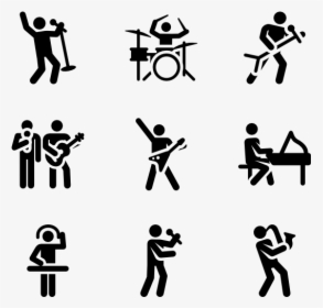 Musician Human Pictograms - Musician Icon, HD Png Download, Free Download