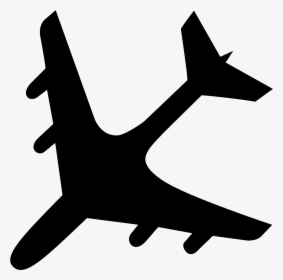 Clipart Airplane Accident - Transparent Airplane Silhouette Png, Png Download, Free Download