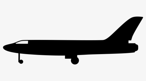 Filesilhouette Plane - Airplane, HD Png Download, Free Download