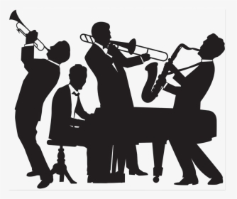 Jazz Musician Png Image - Jazz Band Silhouette Png, Transparent Png, Free Download