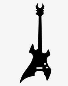 Danacorynne Electric Guitar Silhouette - Bc Rich Guitar Silhouette, HD Png Download, Free Download