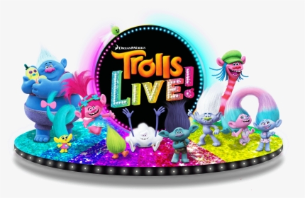 Hero Image Dreamworks Trolls Live - Trolls Live Dfw, HD Png Download, Free Download