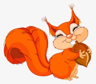 #ftestickers #clipart #squirrel #acorn #cute - Cute Cartoon Squirrel, HD Png Download, Free Download