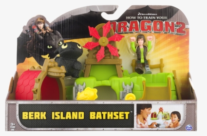Dreamworks How To Train Your Dragon 2 Berk Island Bath - Action Figure, HD Png Download, Free Download