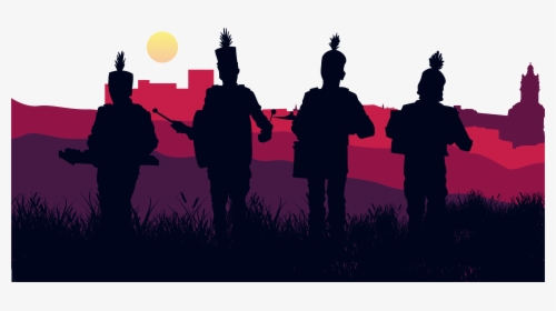 Marching Band Musical Ensemble Musical Instrument Banda - Marching Band Silhouette, HD Png Download, Free Download