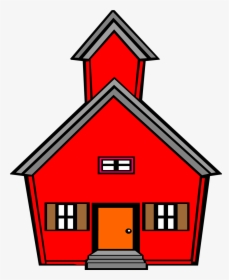 School House Student Clip Art - School House No Background, HD Png Download, Free Download