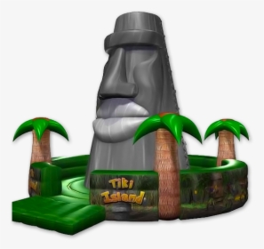Tiki Island Inflatable Climbing Wall, HD Png Download, Free Download