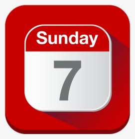 Calendar Icon - Sunday On A Calendar, HD Png Download, Free Download