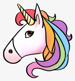 How To Draw Unicorn Emoji - Cartoon, HD Png Download, Free Download