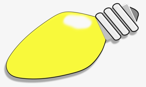 Transparent Christmas Light Clip Art - Yellow Christmas Light Bulbs, HD Png Download, Free Download