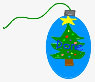 Transparent Christmas Tree Drawing Png - Christmas Ornament, Png Download, Free Download