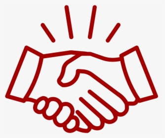 White Hands Shaking Icon Clipart , Png Download - Clip Art Shake Hands, Transparent Png, Free Download