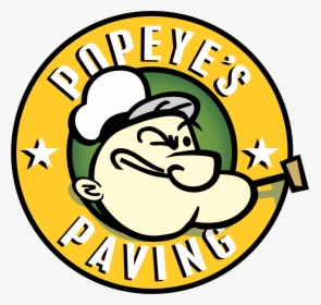 Popeyes Services - Popeyes Paving Logo, HD Png Download, Free Download