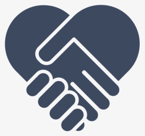 Transparent Respect Png - Shaking Hands Heart Icon, Png Download, Free Download
