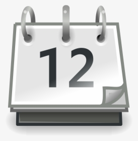 Calendar Png Black And White, Transparent Png, Free Download