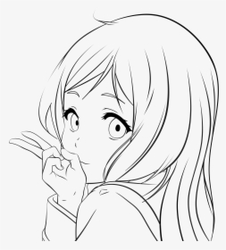10 - Anime Kawaii Girl Drawings, HD Png Download, Free Download