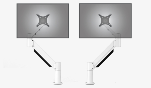 7045/7045 Twin Monitor Arm - Chair, HD Png Download, Free Download