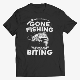 Gone Fishing T Shirt - Stussy Id, HD Png Download, Free Download