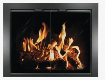 Fireplace Png - More Views - Heatilator Gas Fireplace W Bifold Doors, Transparent Png, Free Download