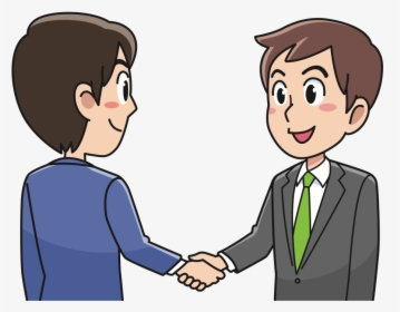 Handshake Computer Icons Download Businessperson - Clipart Of People Shaking Hands, HD Png Download, Free Download