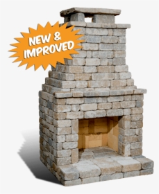 Fremont Ii Outdoor Fireplace Kit - Diy Outdoor Fireplace Kits, HD Png Download, Free Download