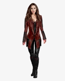 Wanda Maximoff Captain America Costume Marvel Cinematic - Avengers Scarlet Witch, HD Png Download, Free Download