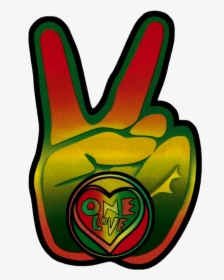 Peace Hand Png - Bob Marley Png Logo, Transparent Png, Free Download
