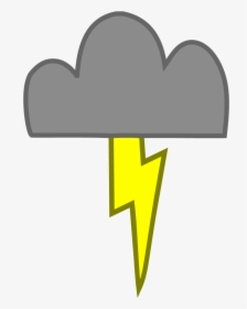 Lightning Bolt Drawings - Lightning Sky Cutie Mark, HD Png Download, Free Download