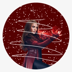 Scarlet Witch Icon - Circle, HD Png Download, Free Download
