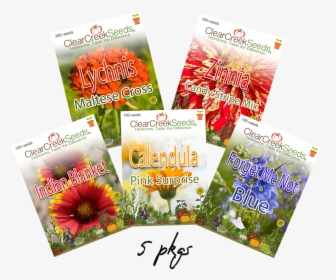 Pollination Variety Pack - Flower Seed Pack Png, Transparent Png, Free Download