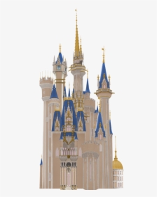 Kingdom Hearts Cinderella Castle - Cinderella Castle Kingdom Hearts Disney Castle, HD Png Download, Free Download