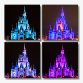 Cinderella"s Four Castles - Disney World, Cinderella Castle, HD Png Download, Free Download