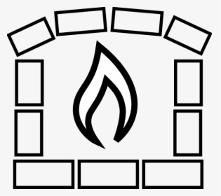 Oven Clipart Brick Oven - Pizza Oven Clipart Black And White, HD Png Download, Free Download